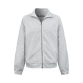 Acne Studios Full‑Zip Stand Collar Tone‑on‑Tone Script Sweat Jacket