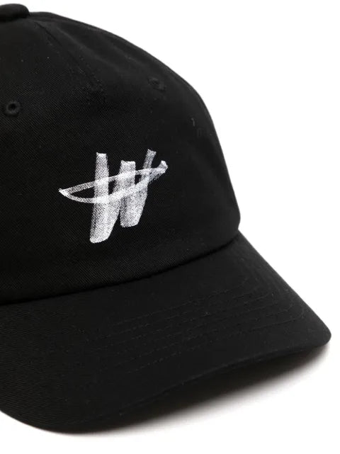 We11done logo-print baseball cap