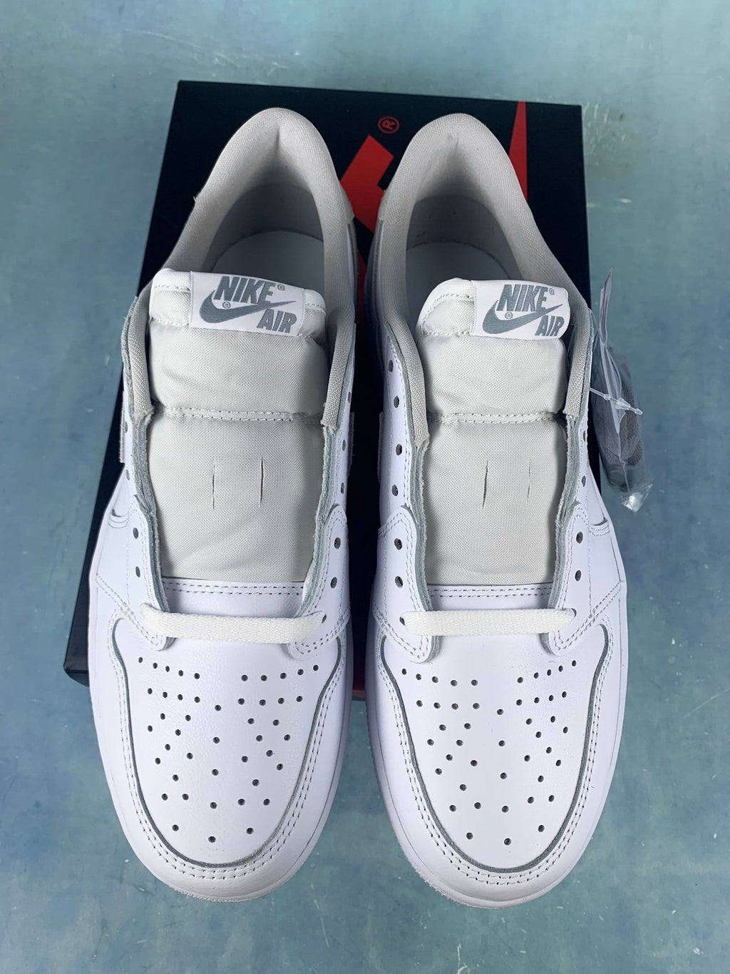Air Jordan 1 Low White/Grey Unisex Sneakers CZ0790-100