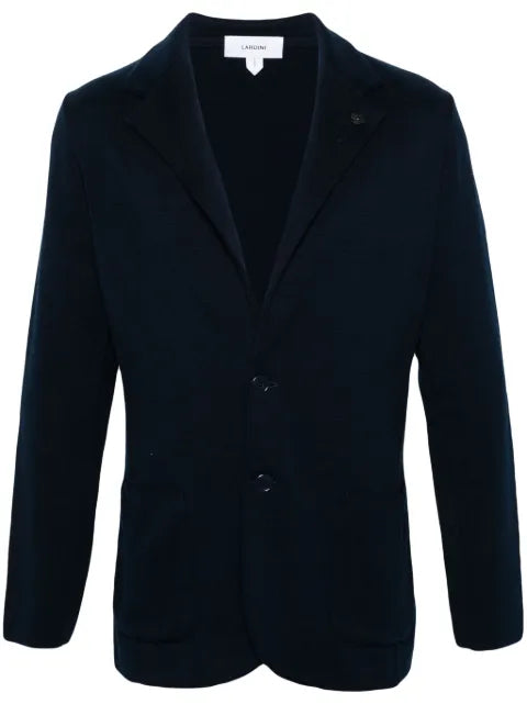 Lardini single-breasted cotton blazer
