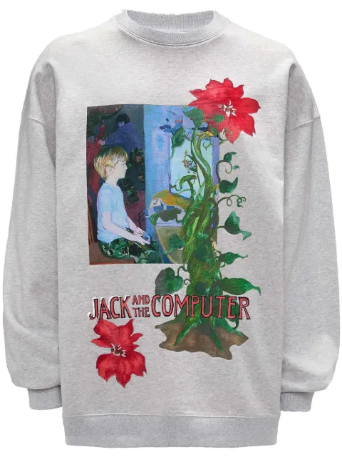 JW Anderson graphic-print crew-neck sweatshirt