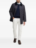 Barbour Liddesdale corduroy-collar quilted padded jacket