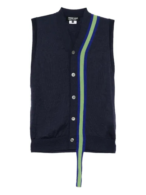 Comme des Garçons Homme Deux sleeveless cardigan