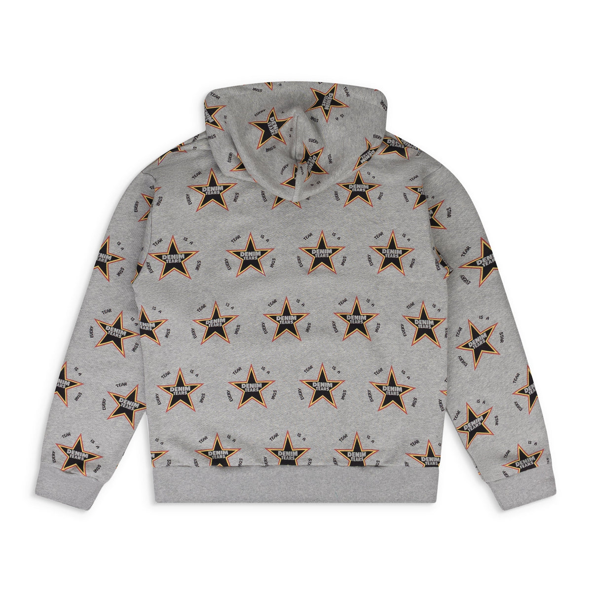 Denim Tears Grey Every Tear Is A Star All Over Hoodie