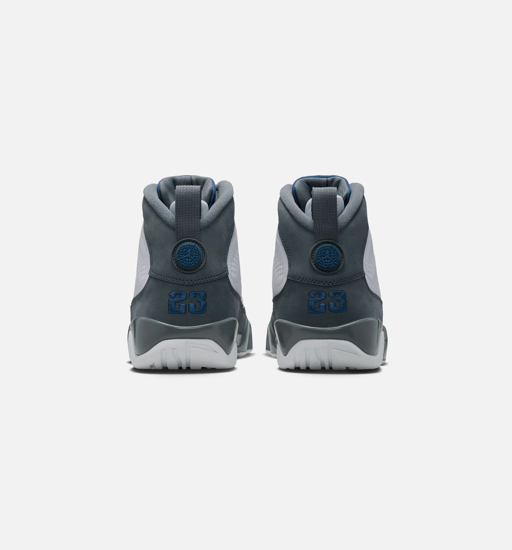 Air Jordan 9 Retro "Flint Grey and French Blue" Men's Shoe – White/French Blue/Flint Grey