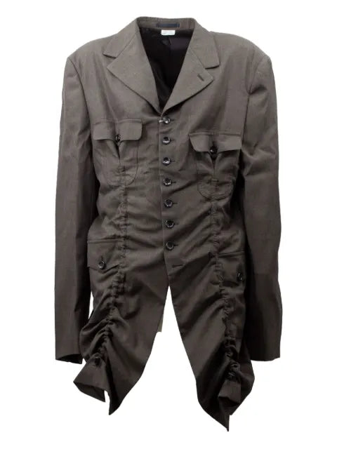Comme des Garçons Homme Plus ruched jacket