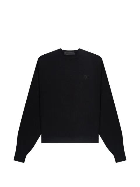 PLACE OF ËLMS embroidered crew-neck sweater