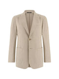 Boggi Milano mélange linen and cotton jacket