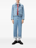 Thom Browne selvedge denim backstrap utility jacket