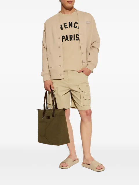 Givenchy cardigan in cotton with Paris gros grain