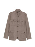 Gran Sasso four-pocket high-neck jacket