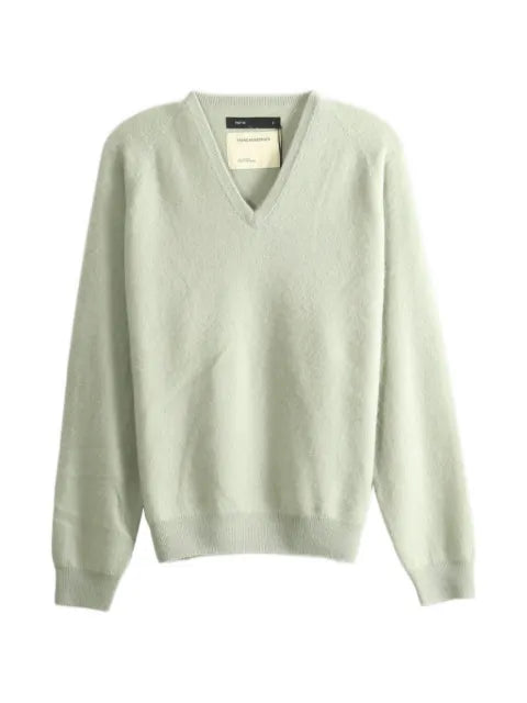 Frenckenberger V-neck raglan-sleeve sweater