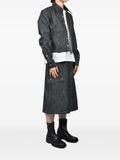 Rivet & Hide cropped denim shirt jacket