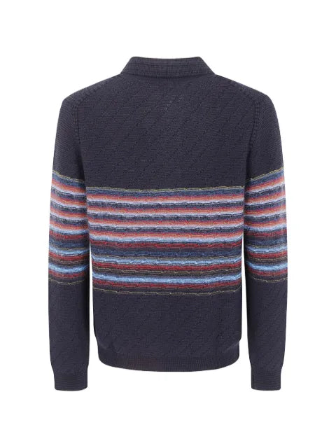 PS Paul Smith striped cotton cardigan