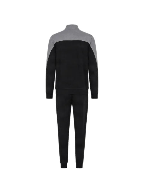 Ea7 Emporio Armani logo-print panelled tracksuit