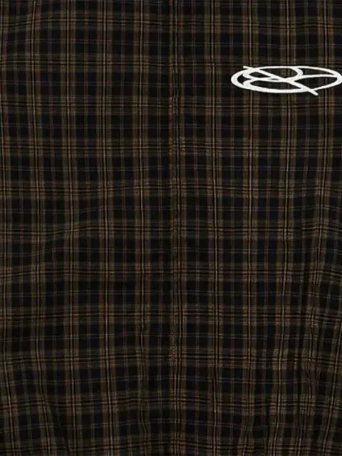 Boredom Kills plaid track jacket
