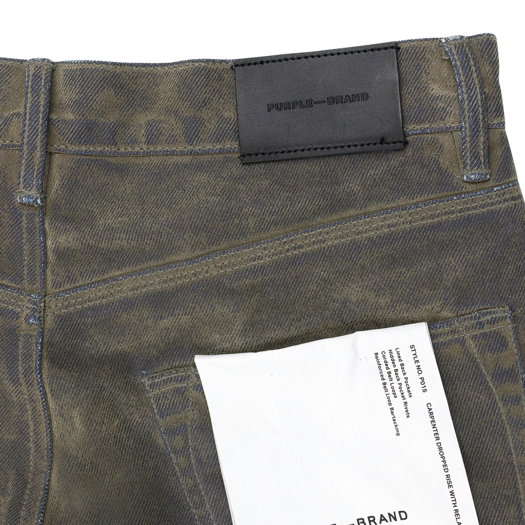 Green Flocked Carpenter Jeans