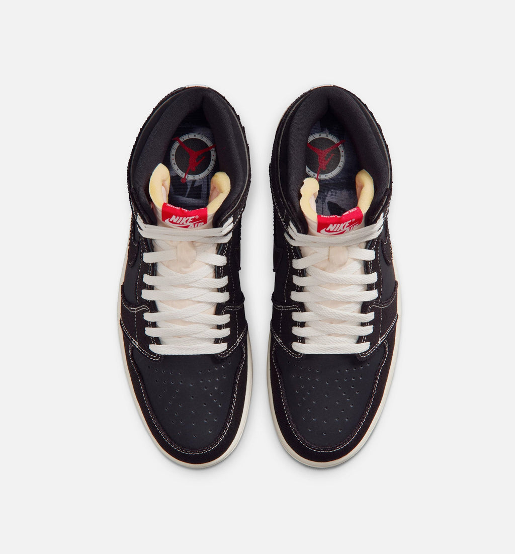 Air Jordan 1 Retro High OG Flight Club Men's Lifestyle Shoes - Black/University Red/Sail/Gum Medium Brown
