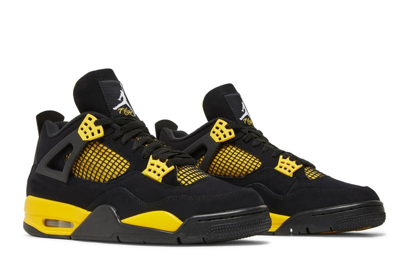 Air Jordan 4 Retro 'Thunder' 2023 – Iconic Black & Yellow Sneaker