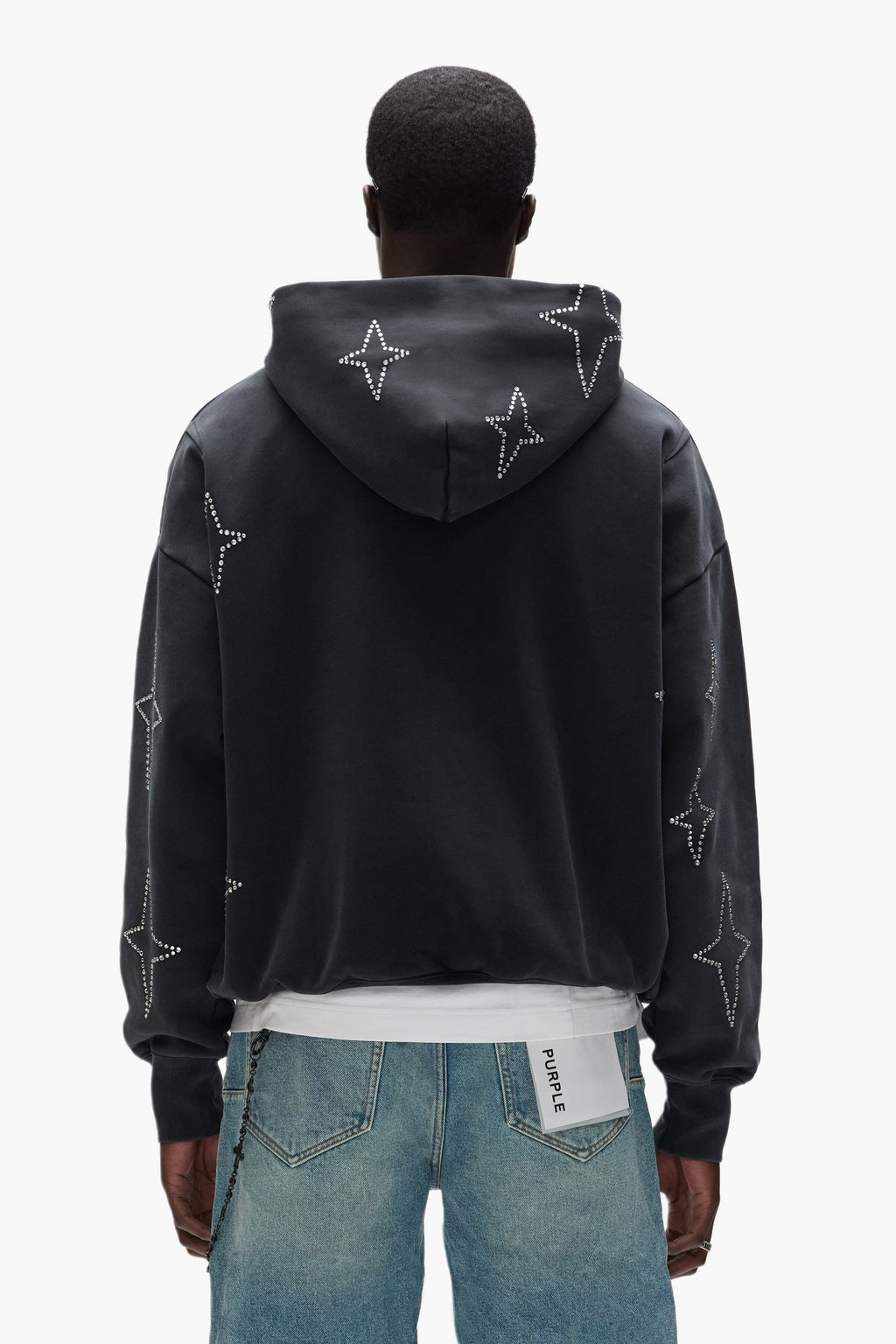 Stacked Crystal Stars Hoodie