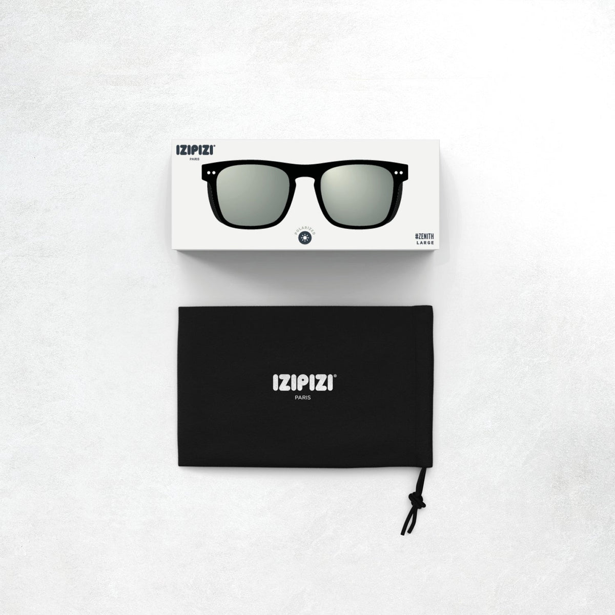 Izipizi Active Glasses Zenith: Black Brown Mirrored Cat.4 Lenses