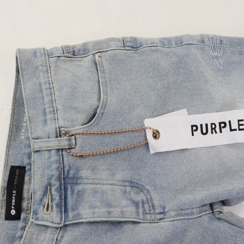 Purple Brand Star Embroidery Skinny Denim Jeans Unisex