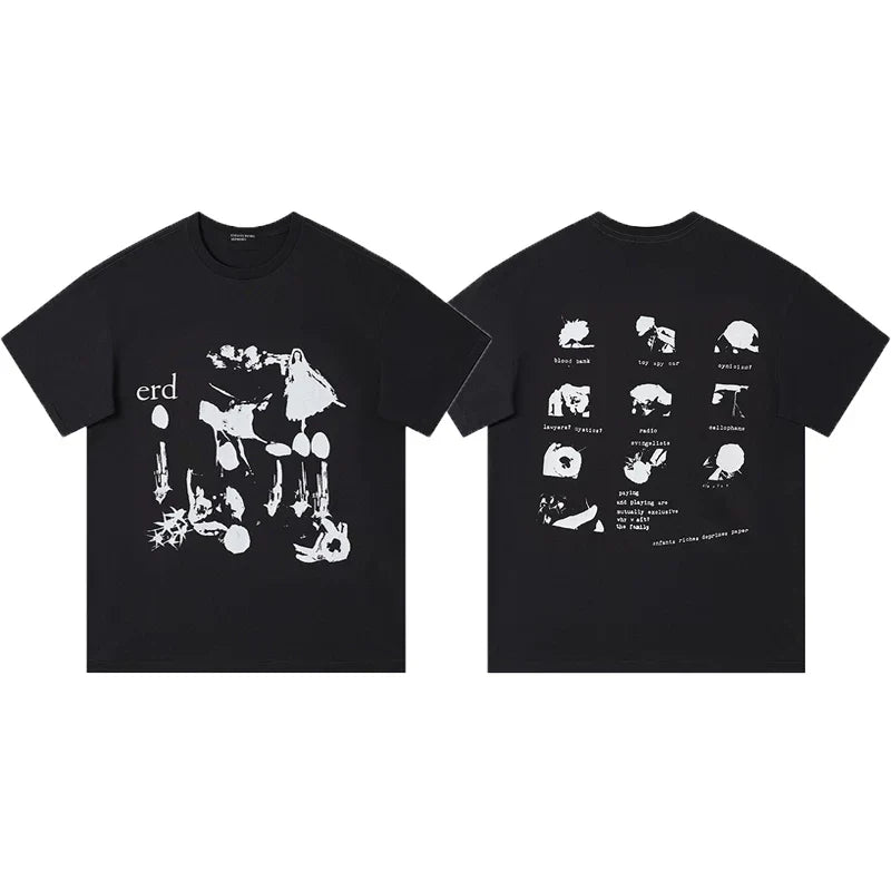 ERD “Dancer” Contact Sheet T-Shirt — Black