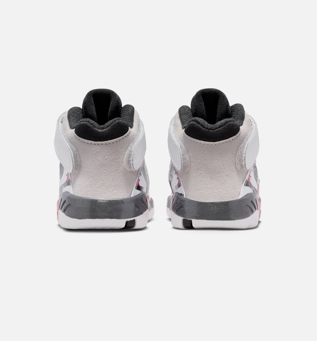 Air Jordan 8 Retro 'White and True Red' - Infant/Toddler Lifestyle Sneaker (White/Black/True Red)