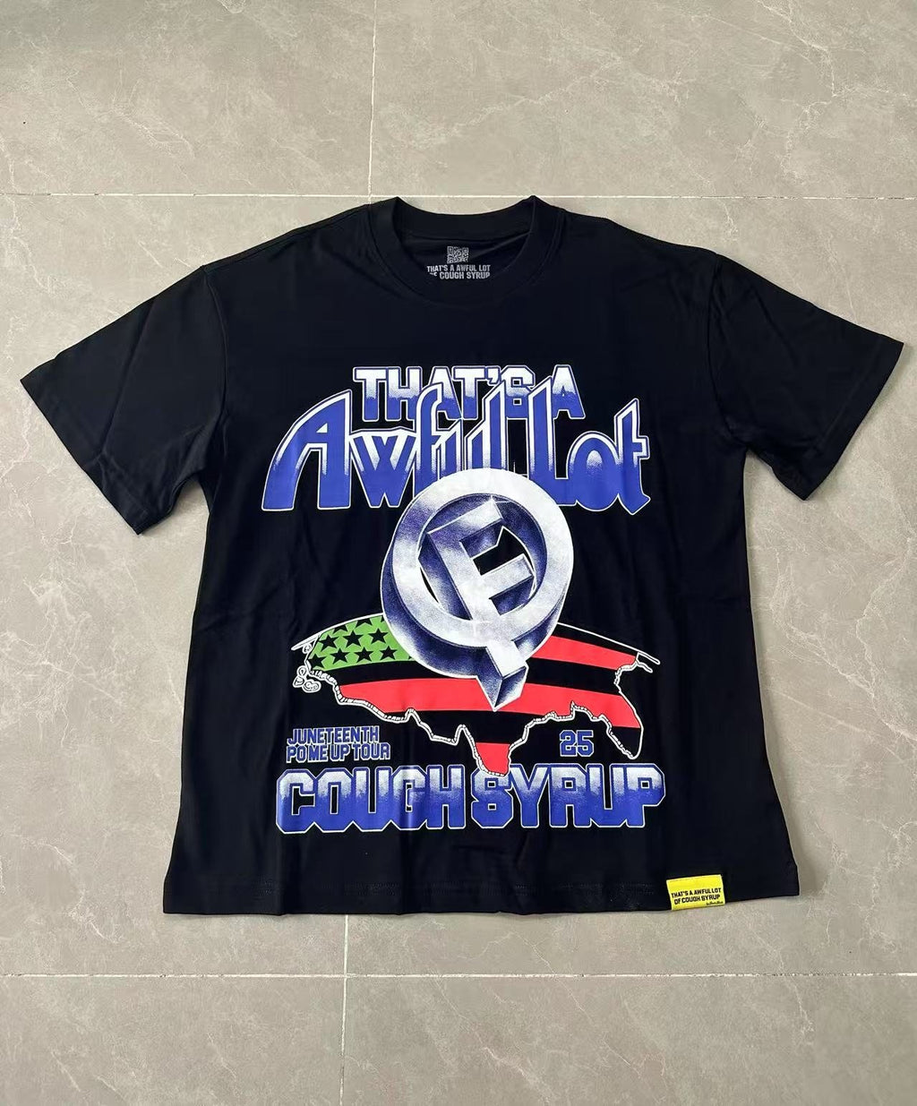 THAT'S A AWFUL LOT OF COUGH SYRUP Front & Back Graphic T-Shirt