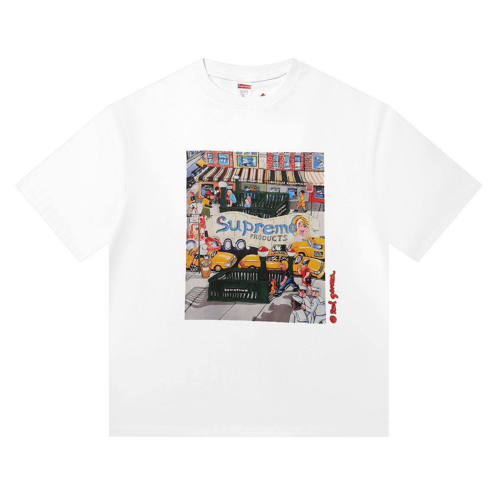 Supreme Manhattan City Graphic Short-Sleeve T-Shirt