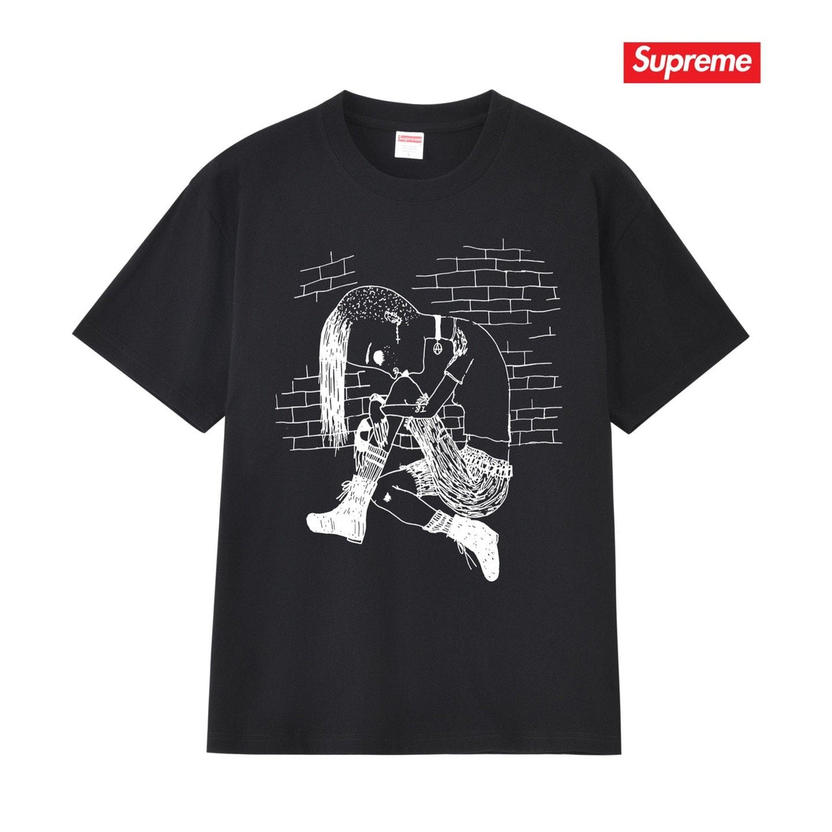 Supreme Front & Back Graphic T-Shirt