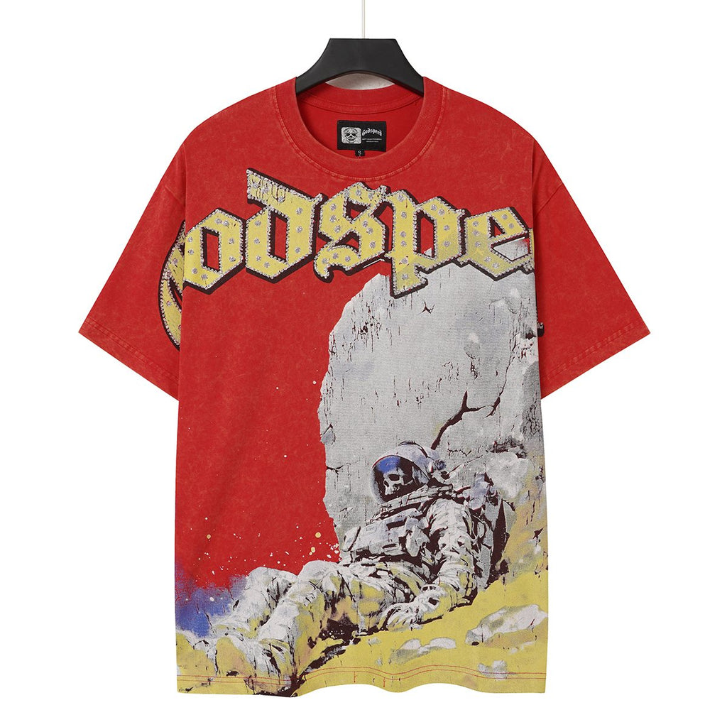 Godspeed Astronaut Graphic T-Shirt