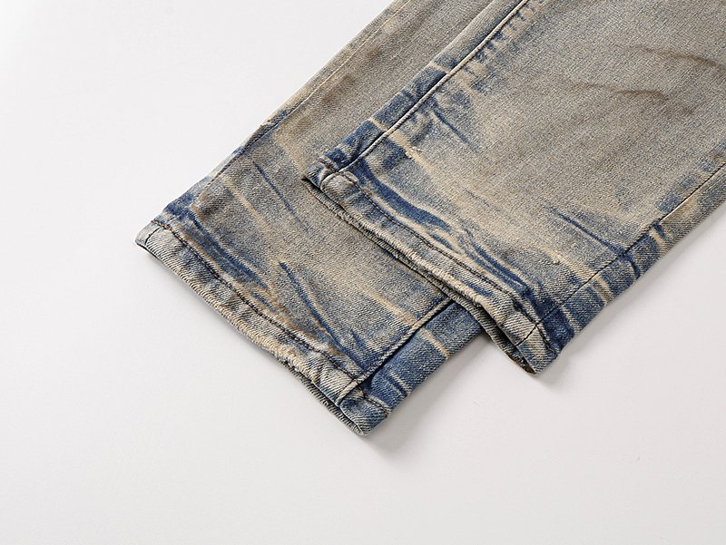 Purple Brand Light Blue Distressed Jeans