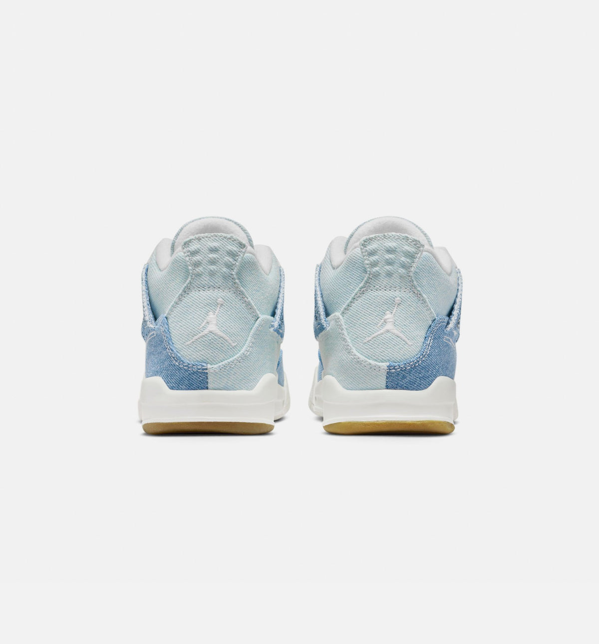 Air Jordan 4 Retro Worn Blue | Preschool Lifestyle Shoe | Sail/Worn Blue/Metallic Gold