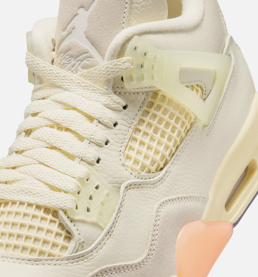 Air Jordan 4 Retro "Birds of Paradise" Women's Shoe – Coconut Milk/Metallic Gold/Muslin/Bright Mango/Sundial/Black