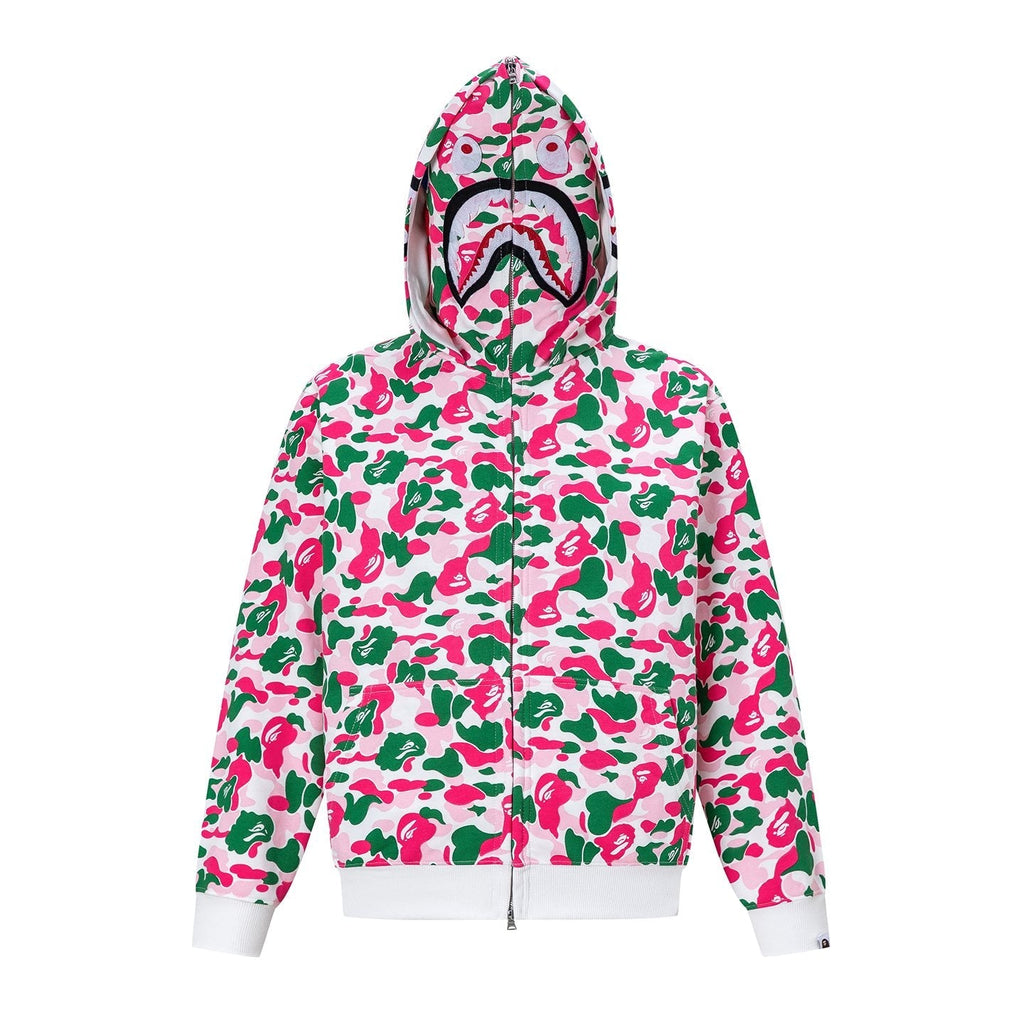 BAPE Shark Camo Full-Zip Hoodie
