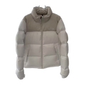 The North Face Stand-Collar Cropped Puffer Jacket | Cream | Women's Winter Coat