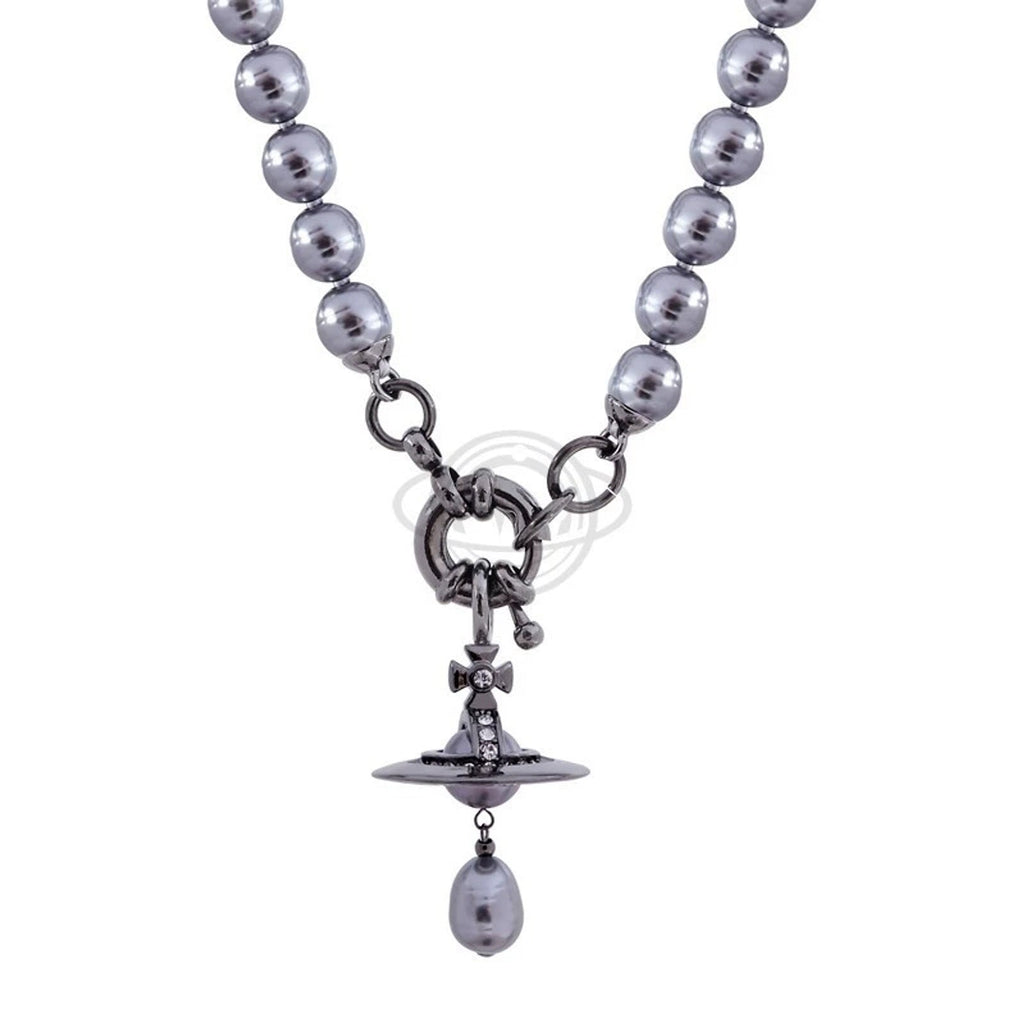 Vivienne Westwood Style Baroque Pearl Orb Necklace
