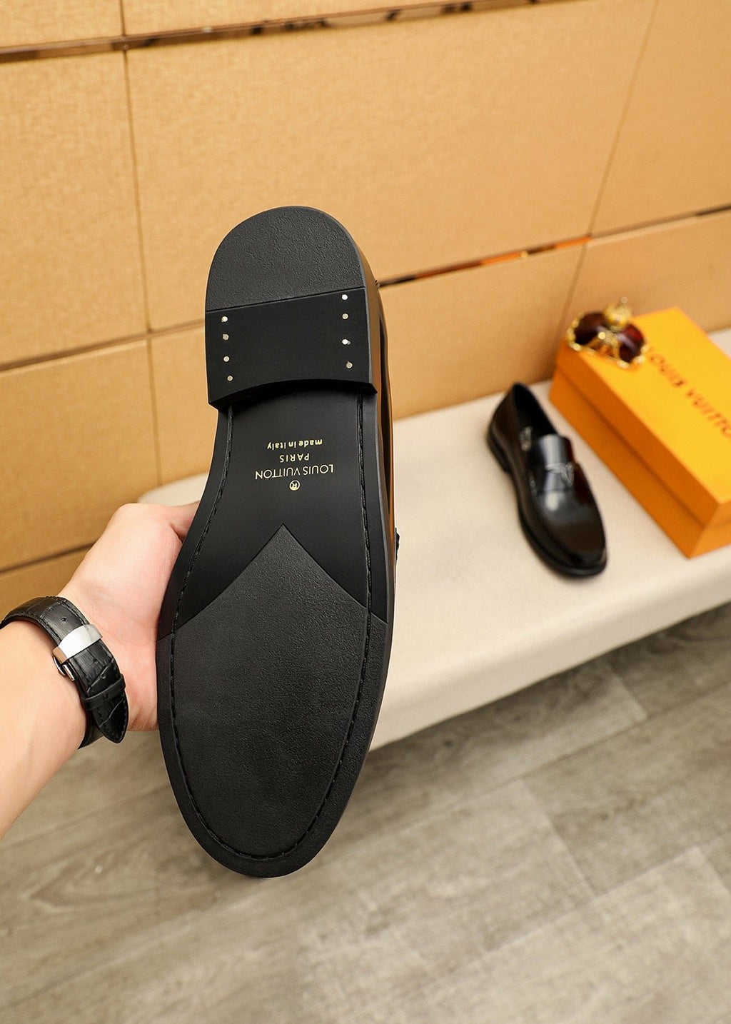 Louis Vuitton Black Hardware Loafers