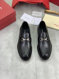 Salvatore Ferragamo Leather Horsebit Loafers