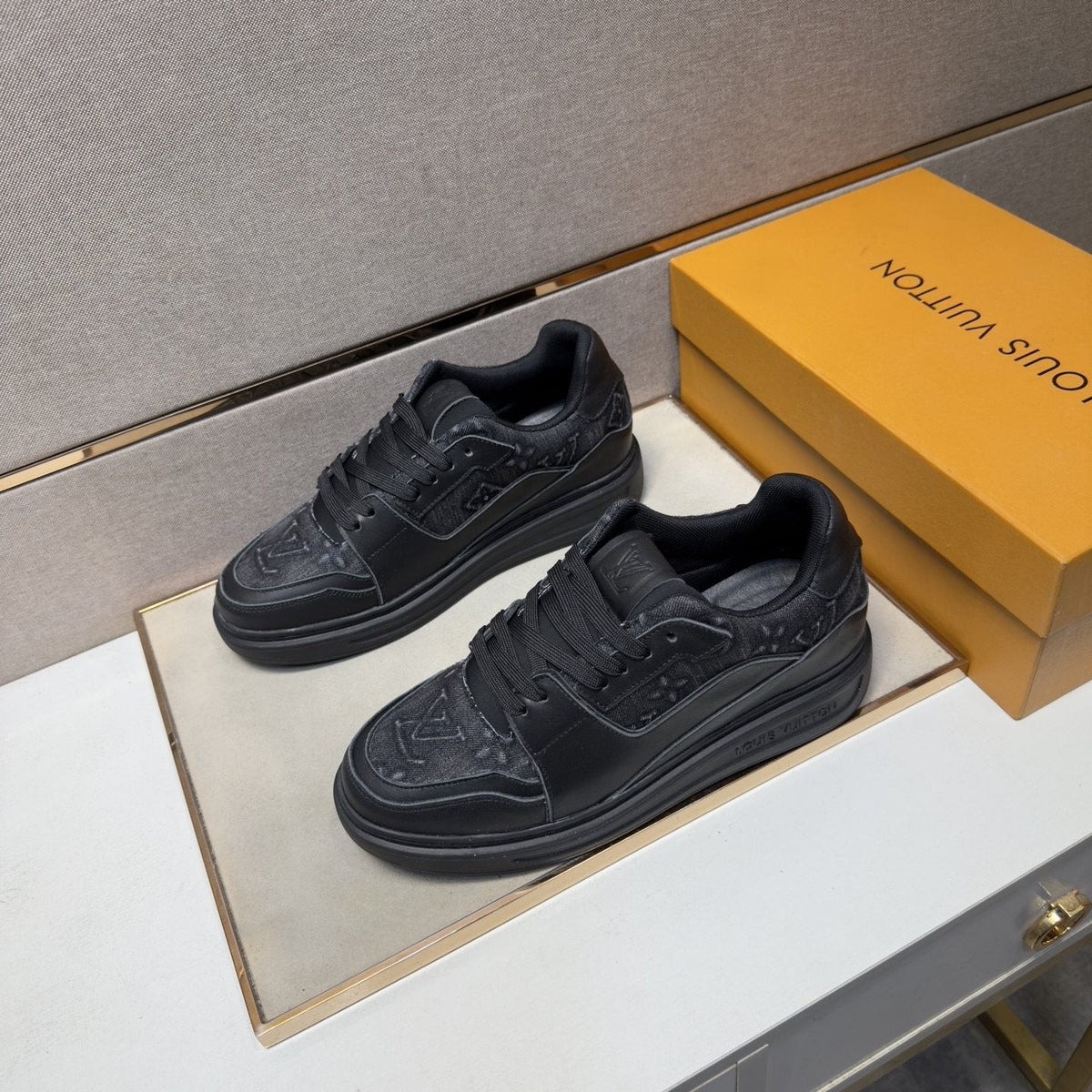 Louis Vuitton Men's Panel Low-Top Sneakers