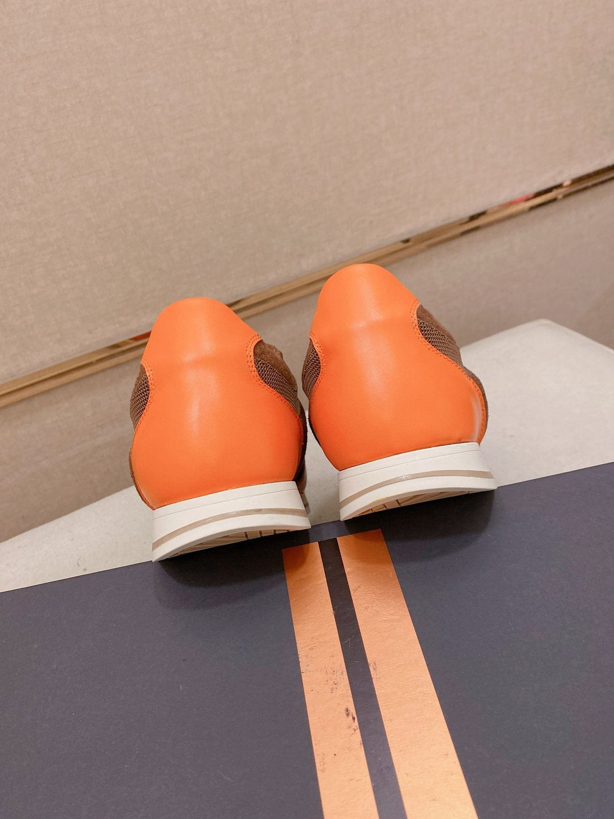 Zegna Men's Leather and Suede Low-Top Sneakers