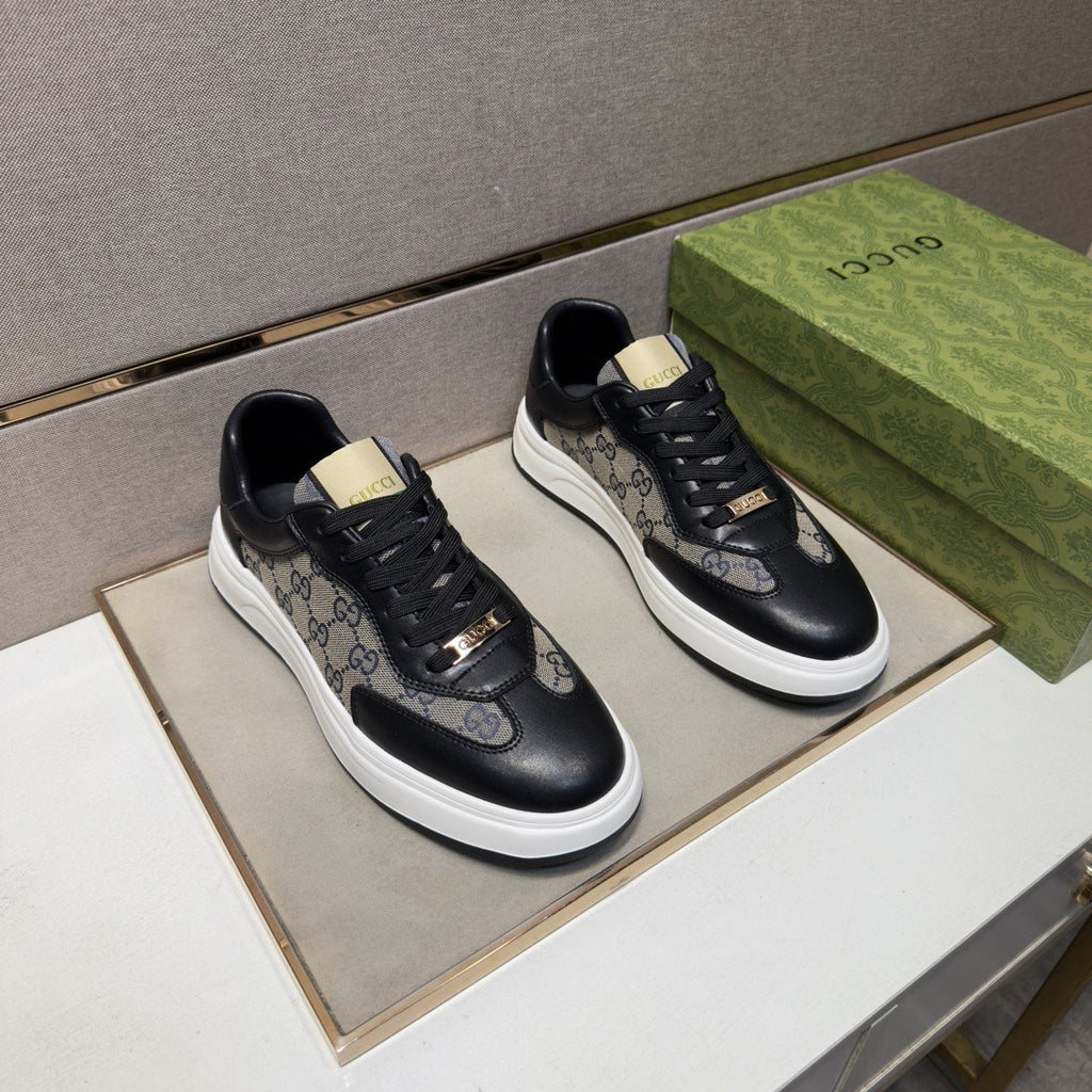 Gucci Men's Patterned-Panel Sneakers